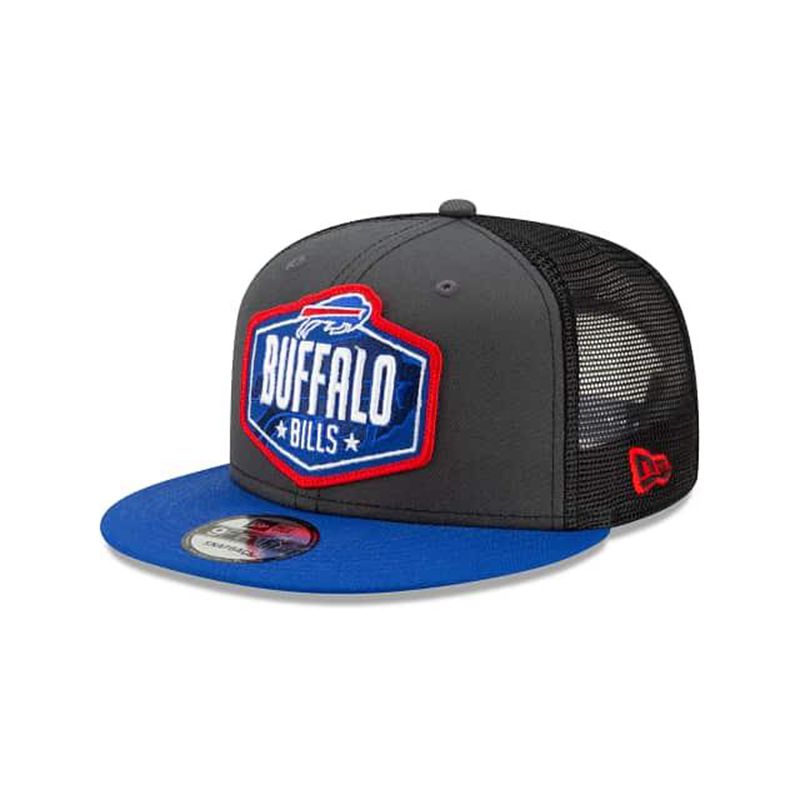 NFL Buffalo Bills Draft 9Fifty Snapback (RKY6259) - Grey New Era Caps